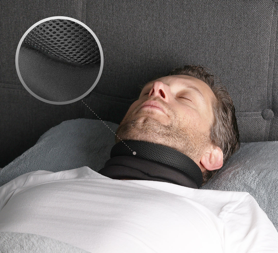 Ergonomische Nackenstütze gegen Schnarchen – Dormiva
