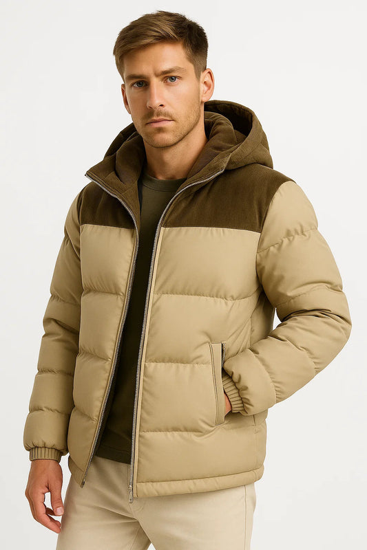 Quilted Hooded Puffer Jacket - Robert