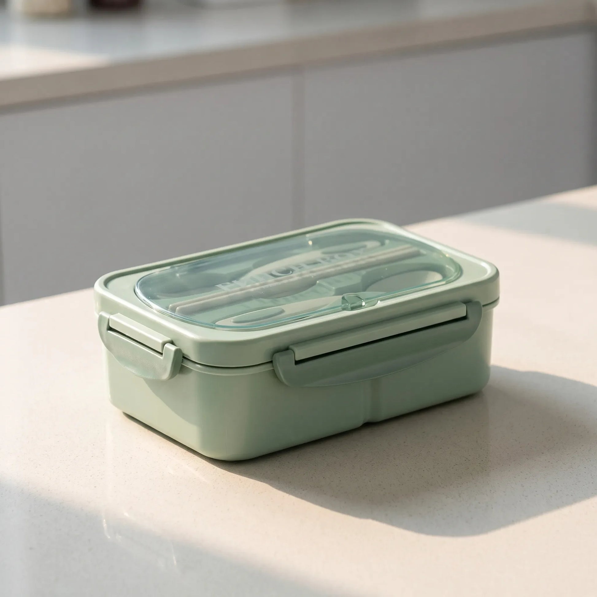 Rechteckige Meal-Prep-Box Mit Unterteilung - Bentova