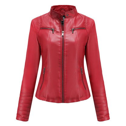 Stylisches Leder Damenjack – Elin