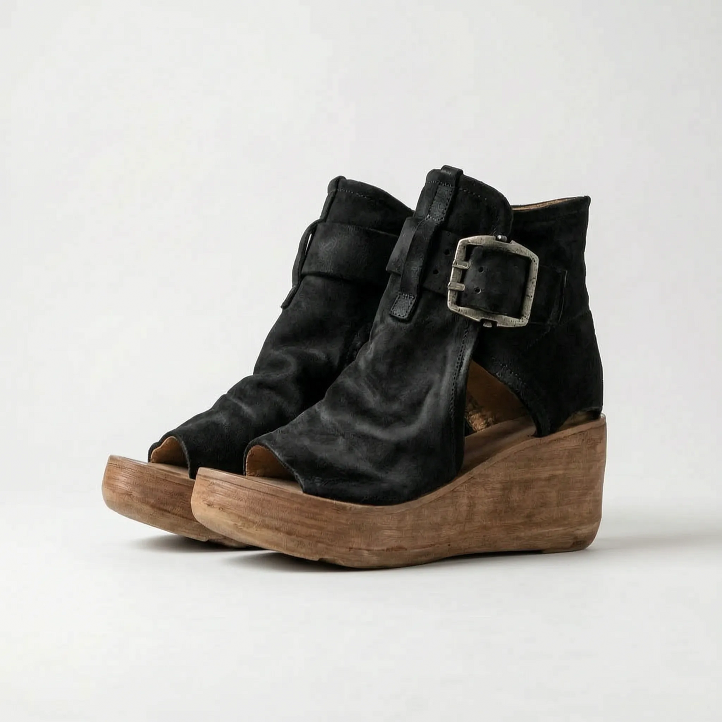 Retro Plateau Damensandalen - Janet