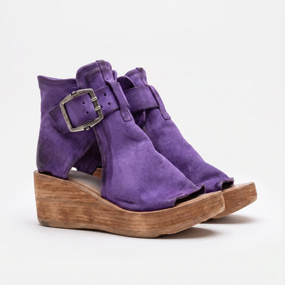 Retro Plateau Damensandalen - Janet