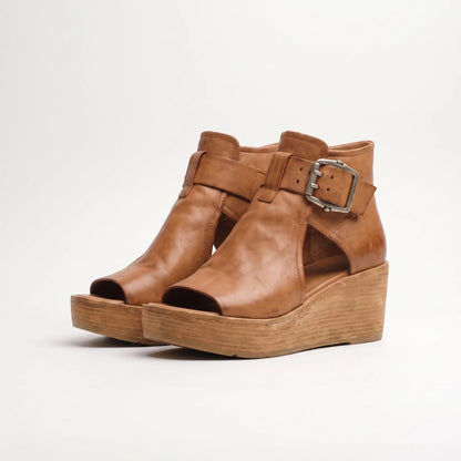 Retro Plateau Damensandalen - Janet