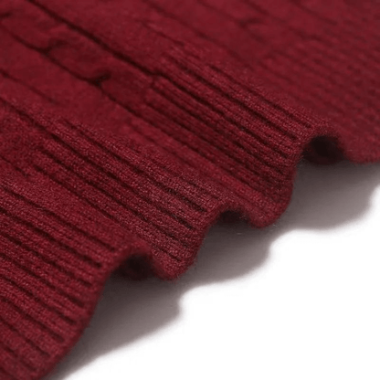 Ribbed Roll-Neck Men's Knitwear - Nicolas