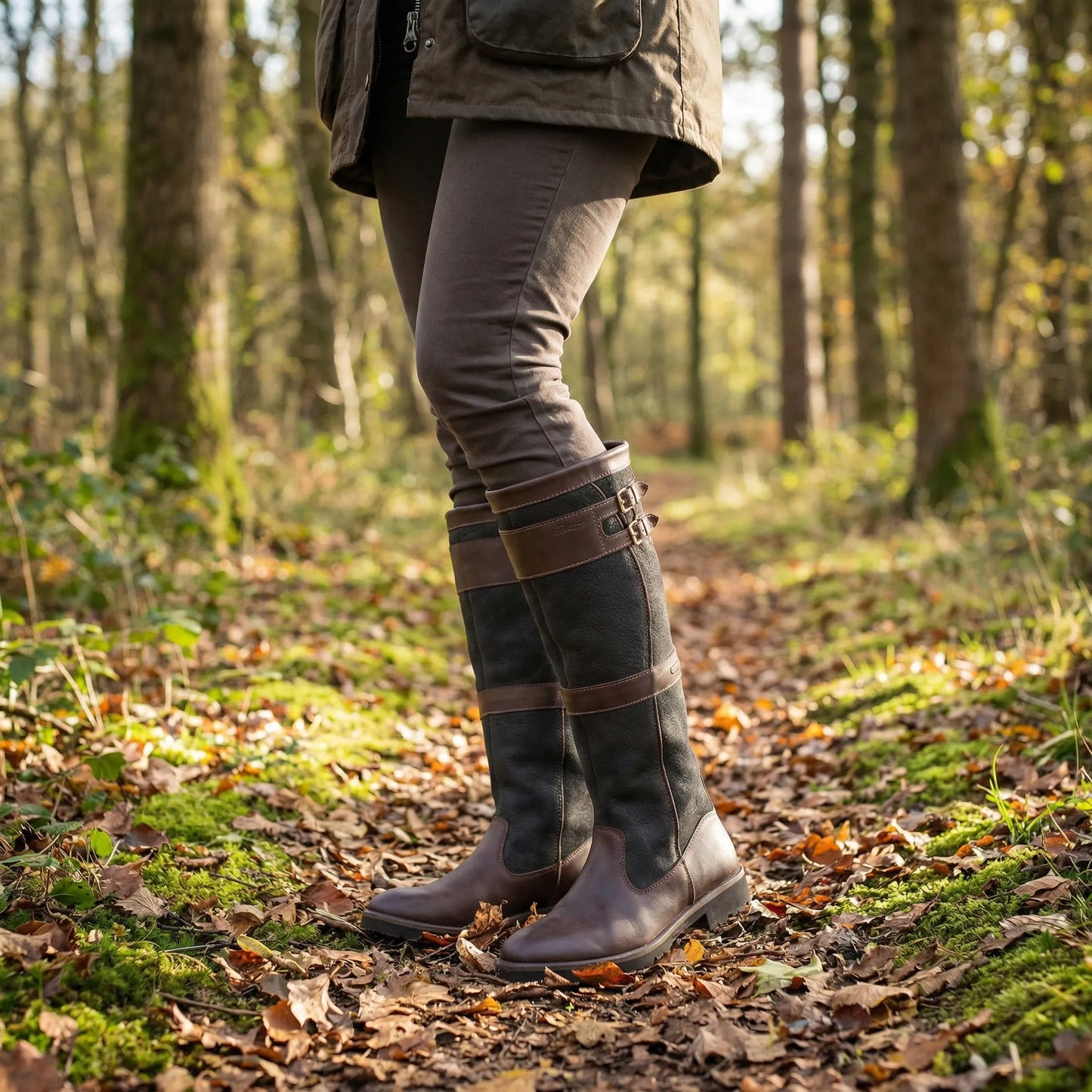 Robuste Damenstiefel Mit Schnallen - Sheila