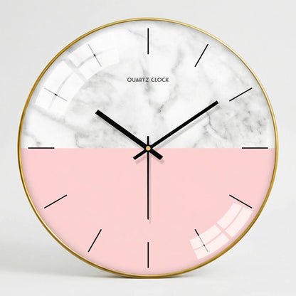 Runde Wanduhr Im Minimalistischen Stil - NordelleClocka