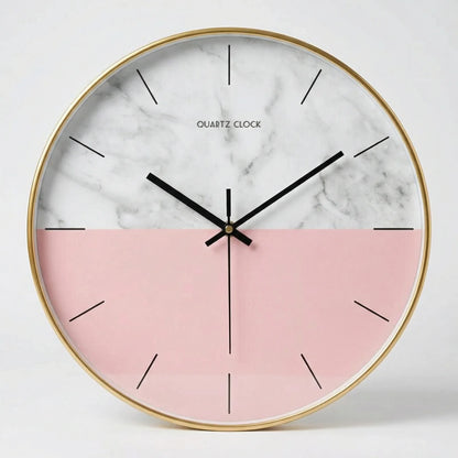 Runde Wanduhr Im Minimalistischen Stil - NordelleClocka