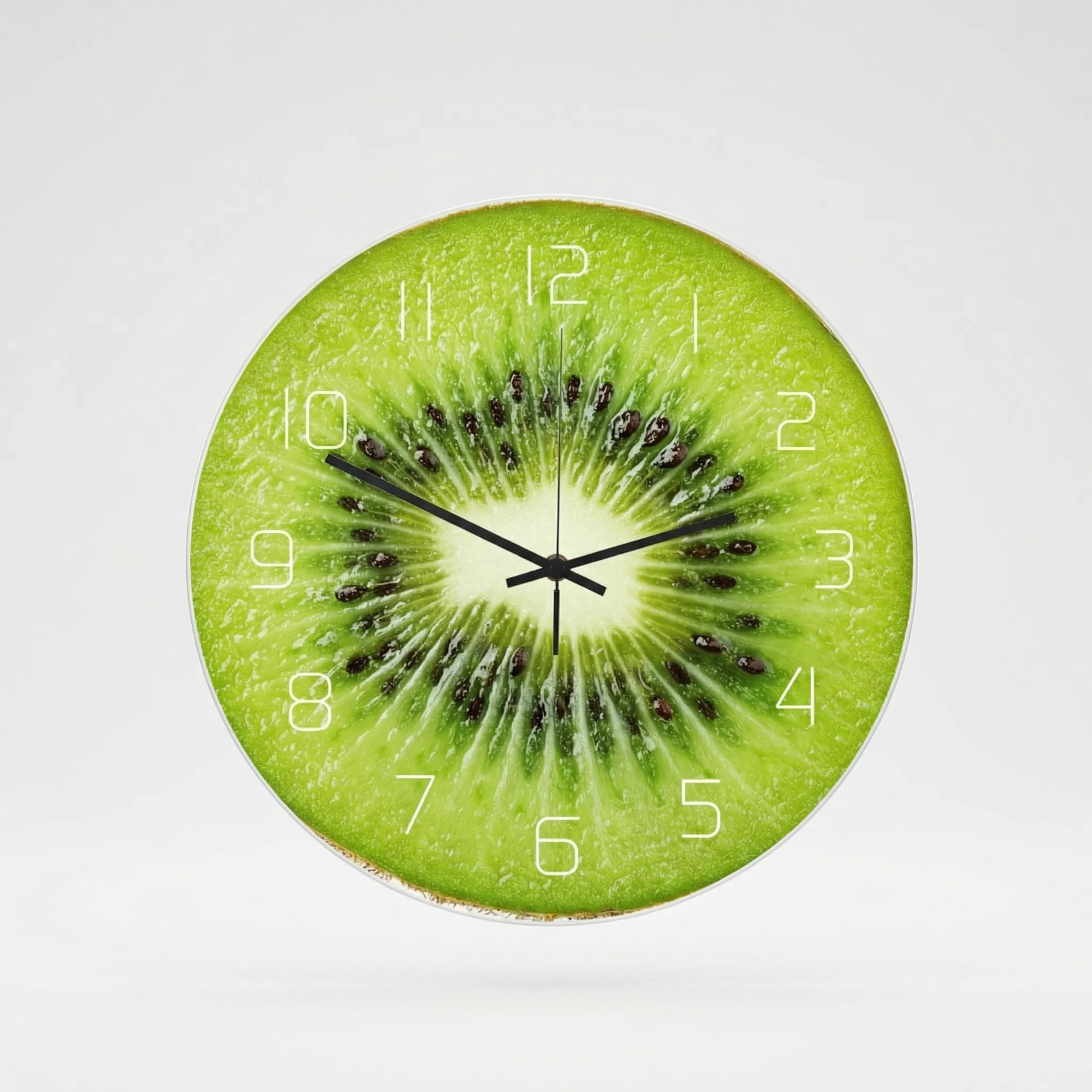 Runde Wanduhr Mit Fruchtmotiv - KiwiLume