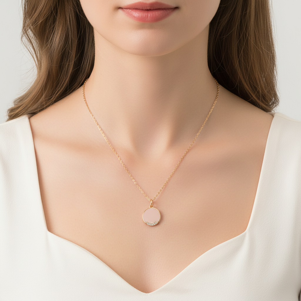 Runde Zirkonkette - GleamNecklace