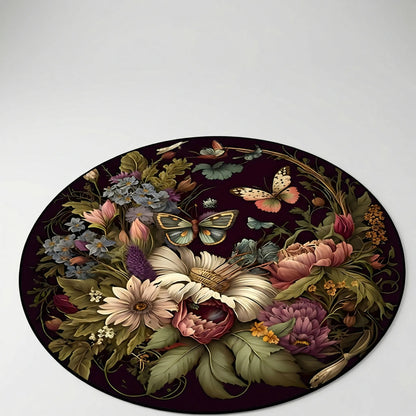 Runder Deko-Teppich - Floravale