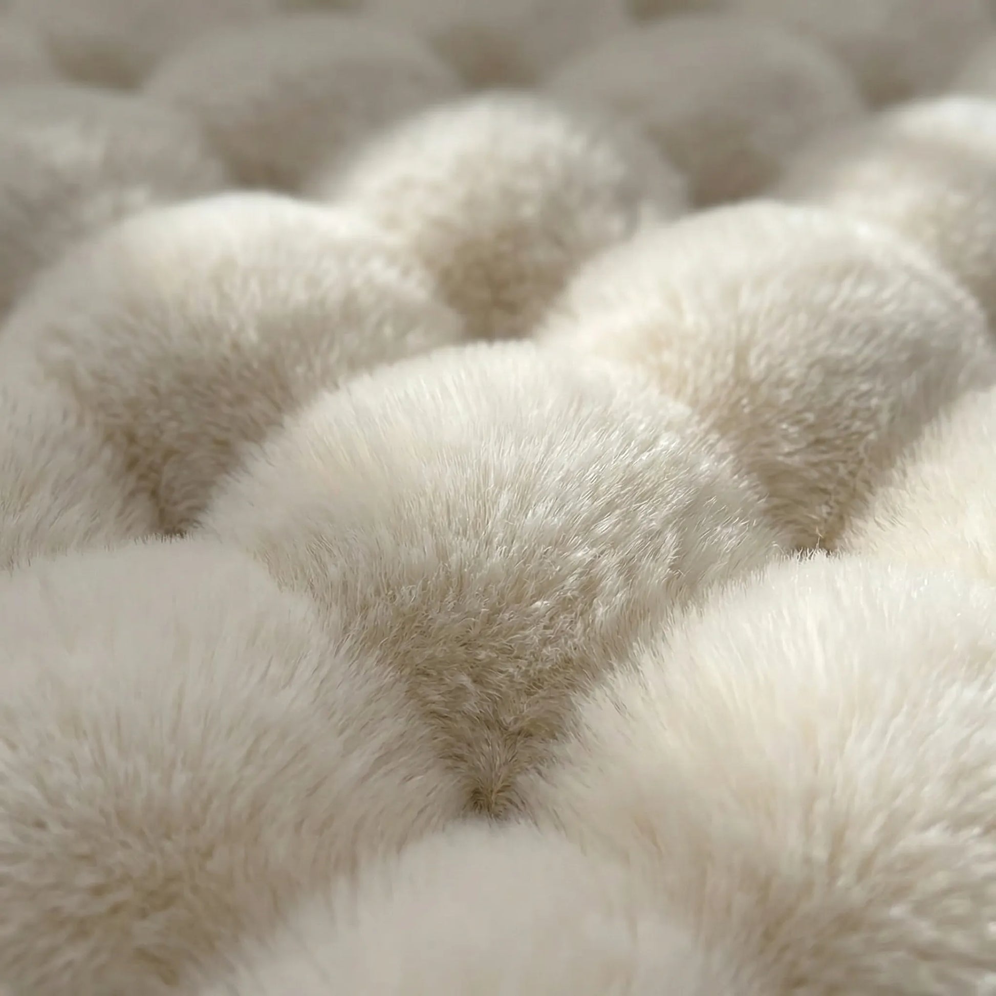 Runder Flauschiger Teppich - Plushory
