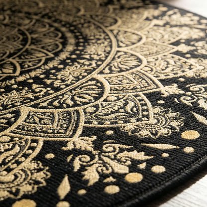 Runder Teppich Mit Muster - Lunadara