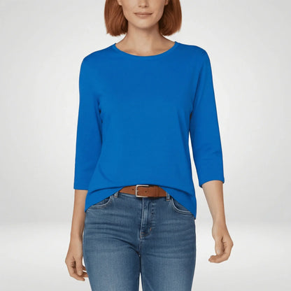 Rundhals-Shirt Mit Dreiviertelärmeln - Lucienne