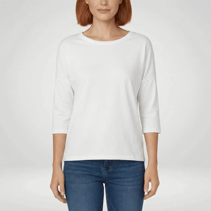 Rundhals-Shirt Mit Dreiviertelärmeln - Lucienne