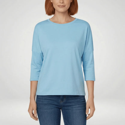 Rundhals-Shirt Mit Dreiviertelärmeln - Lucienne