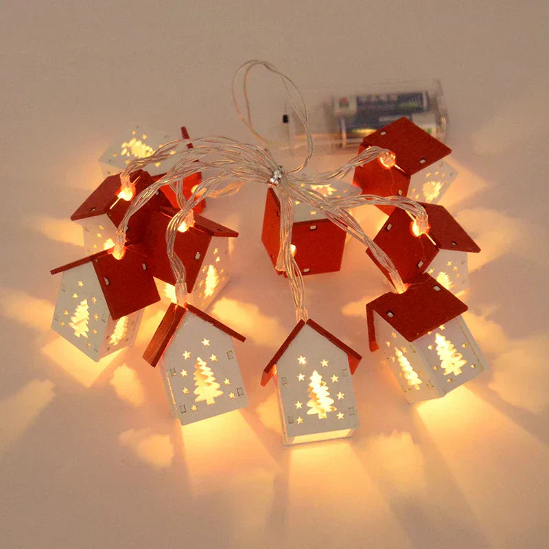Holz-Weihnachtshäuser mit LED-Beleuchtung – GlowHouse
