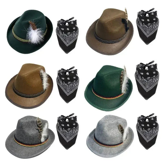 Trachten Accessoire-Set mit Hut & Schal – TrachtenHeld Oktoberfest 2025