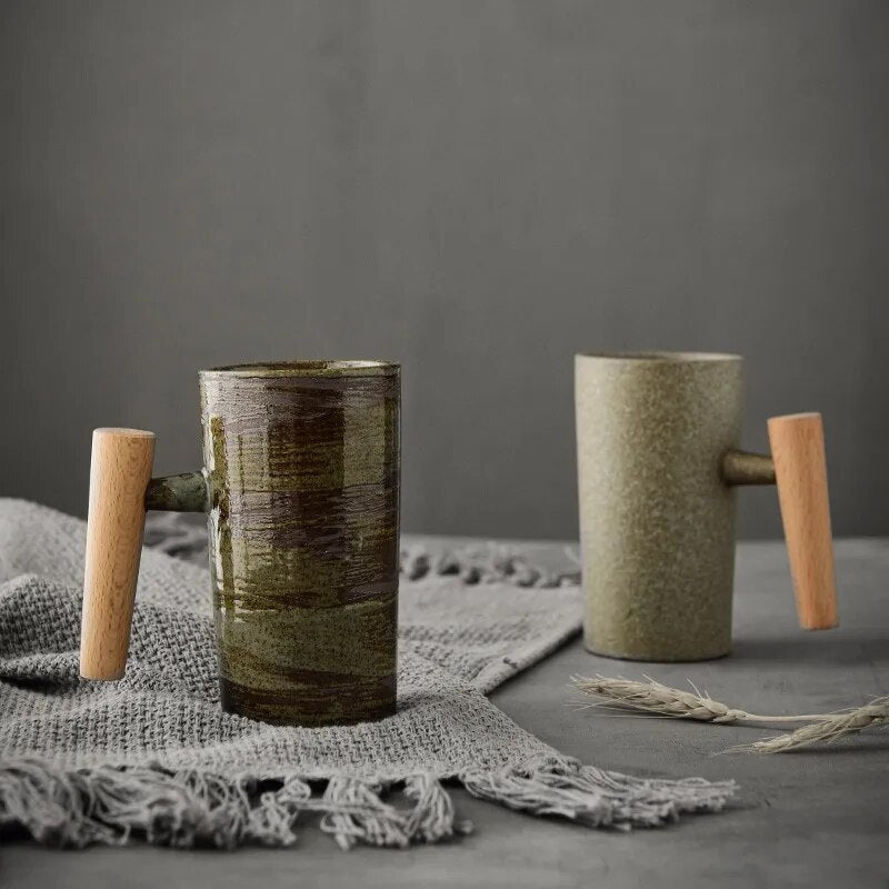 Nordic Latte-Tassen mit Erdverbundenem Design – NatureSip