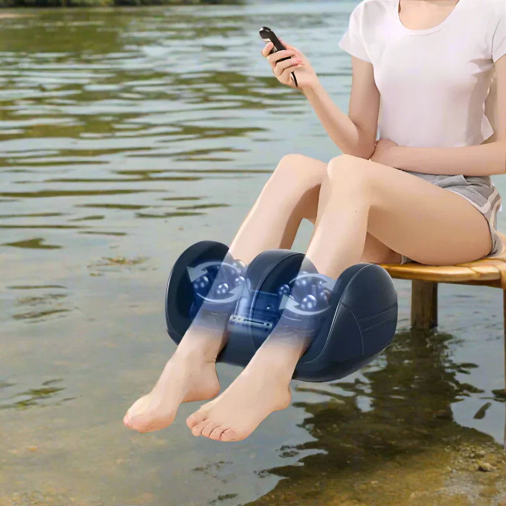 Extra großer elektrischer Shiatsu-Fuß- und Wadenmassager mit Wärme – Orion