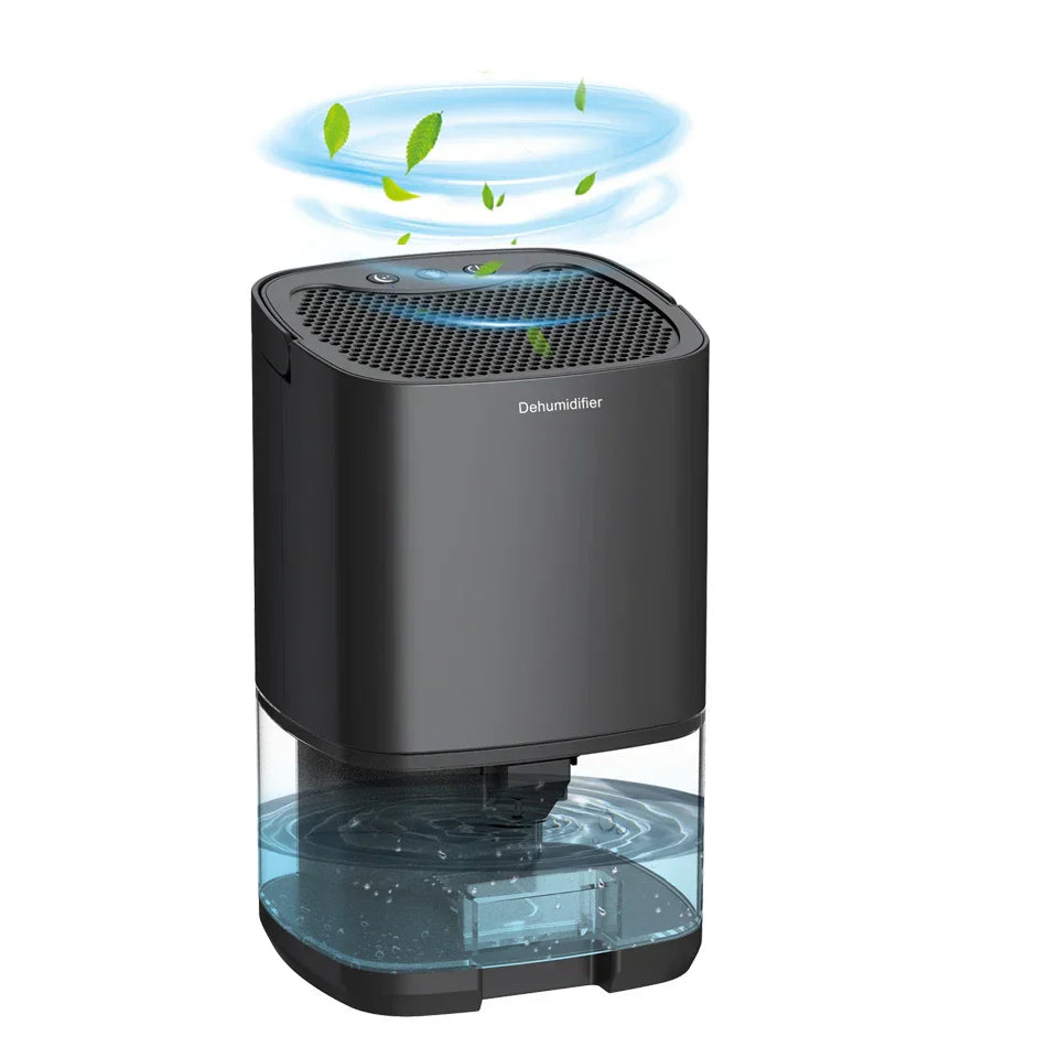 1000ml Tragbarer 2-in-1 Luftentfeuchter mit Luftfilter und Nachtlicht – Aveline