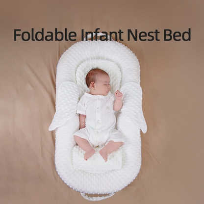 Ergonomisches Babynest mit Rückenstütze und Mesh-Liegefläche – Cosynido