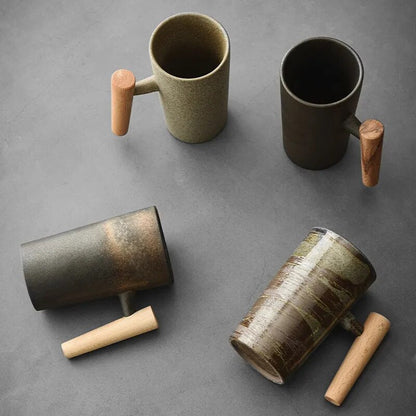 Nordic Latte-Tassen mit Erdverbundenem Design – NatureSip
