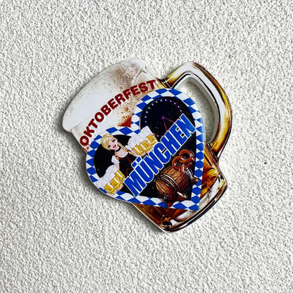 Kühlschrankmagnet „München 3D“ – BayernMagnet (1+1 Gratis) Oktoberfest 2025