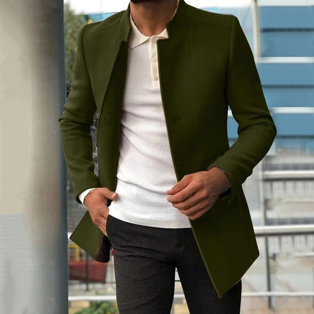 Herren Herbst-/Winterjacke aus Tweed – Lazaro