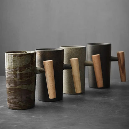 Nordic Latte-Tassen mit Erdverbundenem Design – NatureSip