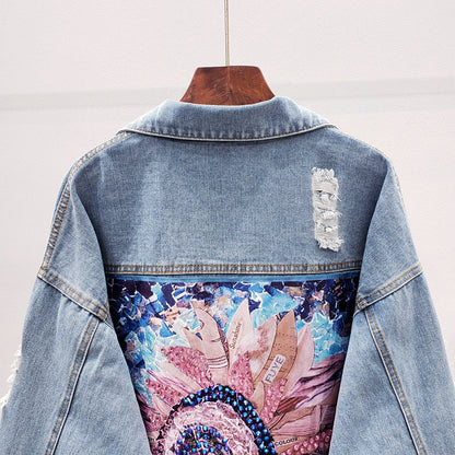 Oversized Dames Spijkerjasje - Lynn