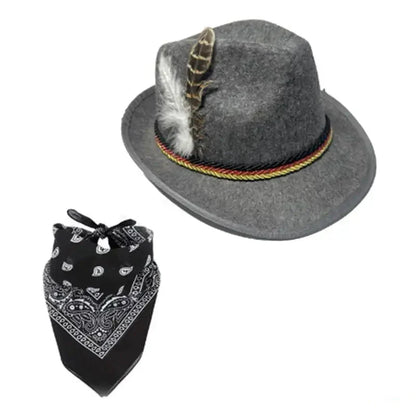 Trachten Accessoire-Set mit Hut & Schal – TrachtenHeld Oktoberfest 2025