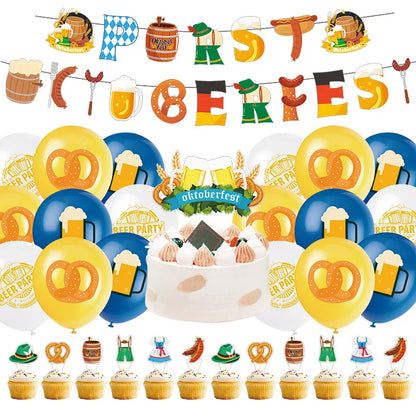 Party-Deko Set im Oktoberfest-Design – WiesnFreude Oktoberfest 2025