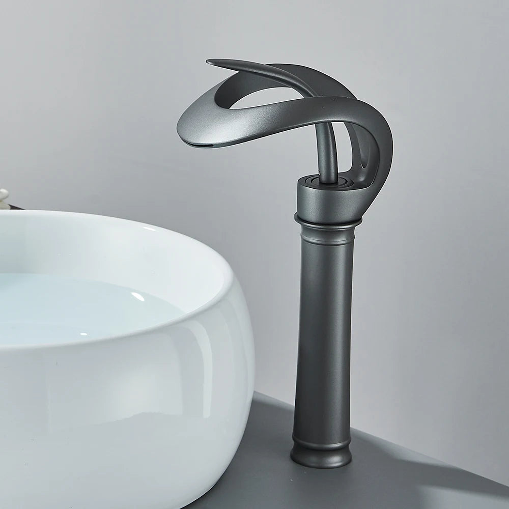 Mischwasserhahn mit Wasserfallauslauf - Flowarc