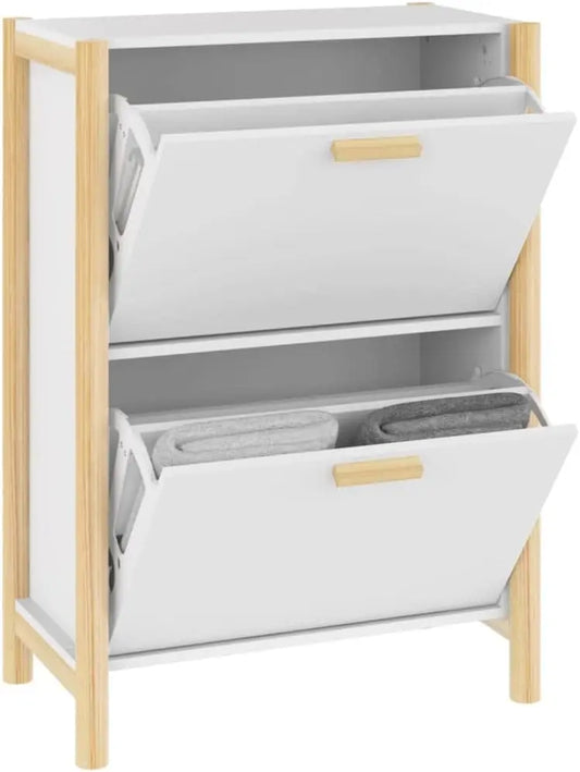 Slim Eingangs-Schuhe-Schränke mit Türen 57,5 × 33 × 80 cm – TidyStep