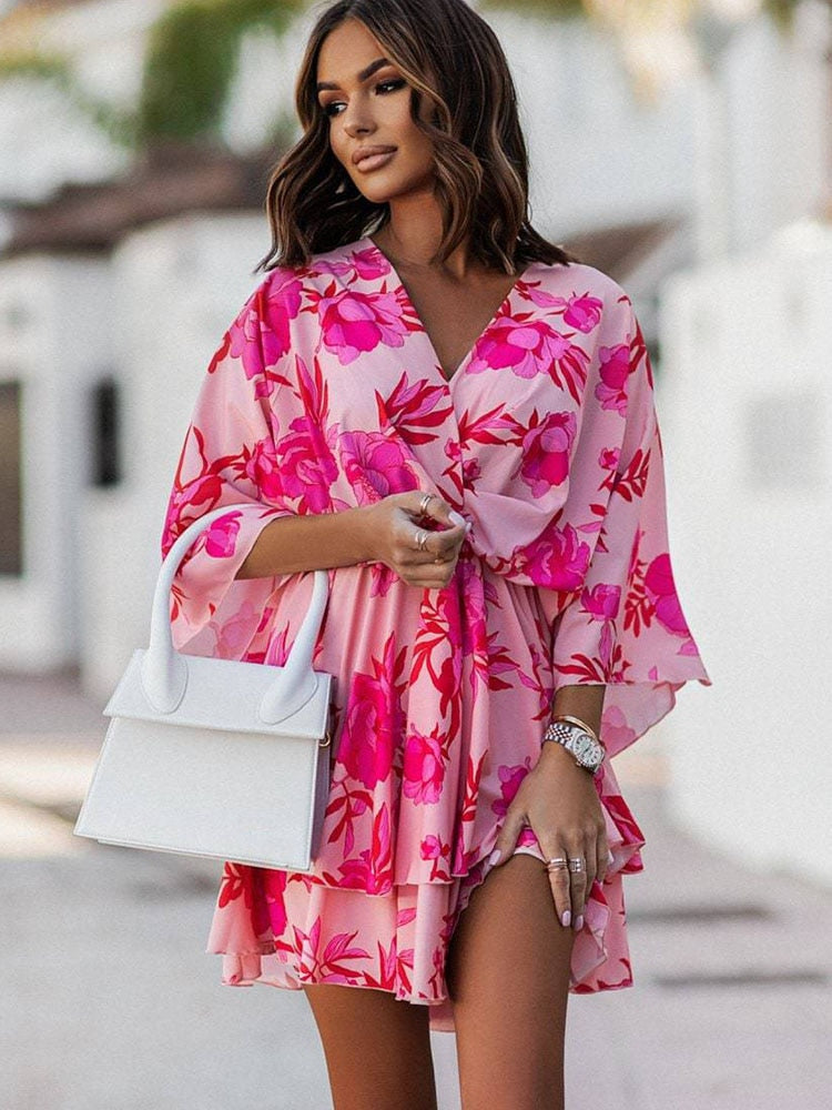 Luftige Mini Kleid - Elena