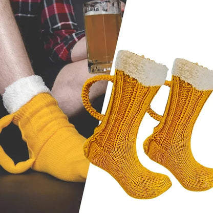 Unisex Socken im Bierkrug-Design – SchaumSocken Oktoberfest 2025