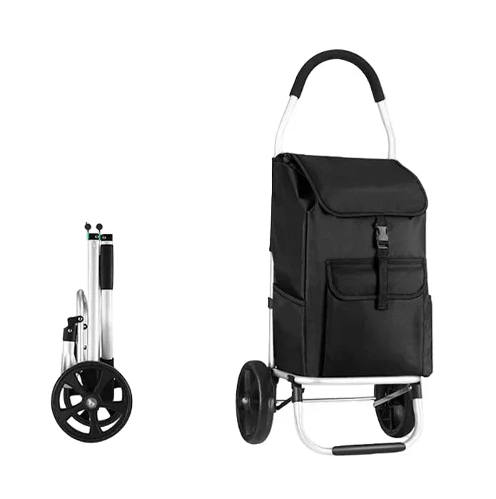 Klappbarer Aluminium-Einkaufswagen – CarryEase