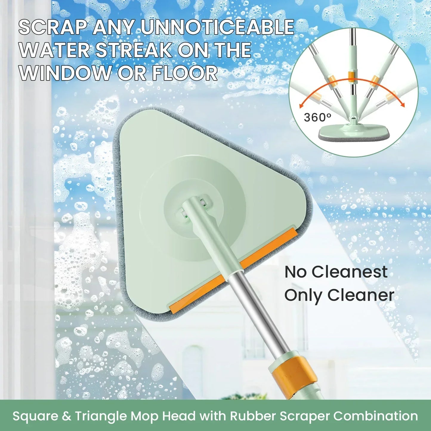 Selbstrotierender Wischmopp mit Eimer - SpinMop