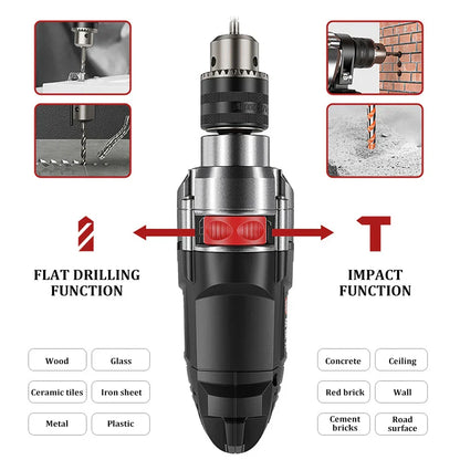 780W Elektrohacker & Bohrer mit variabler Geschwindigkeit – DrillForce