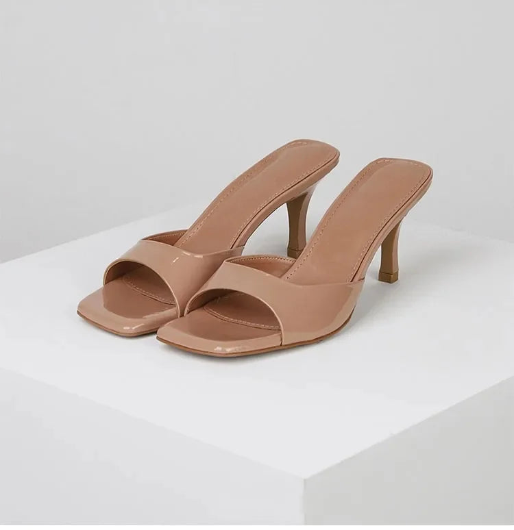 Offene Absatz-Mules Damen – Mirella