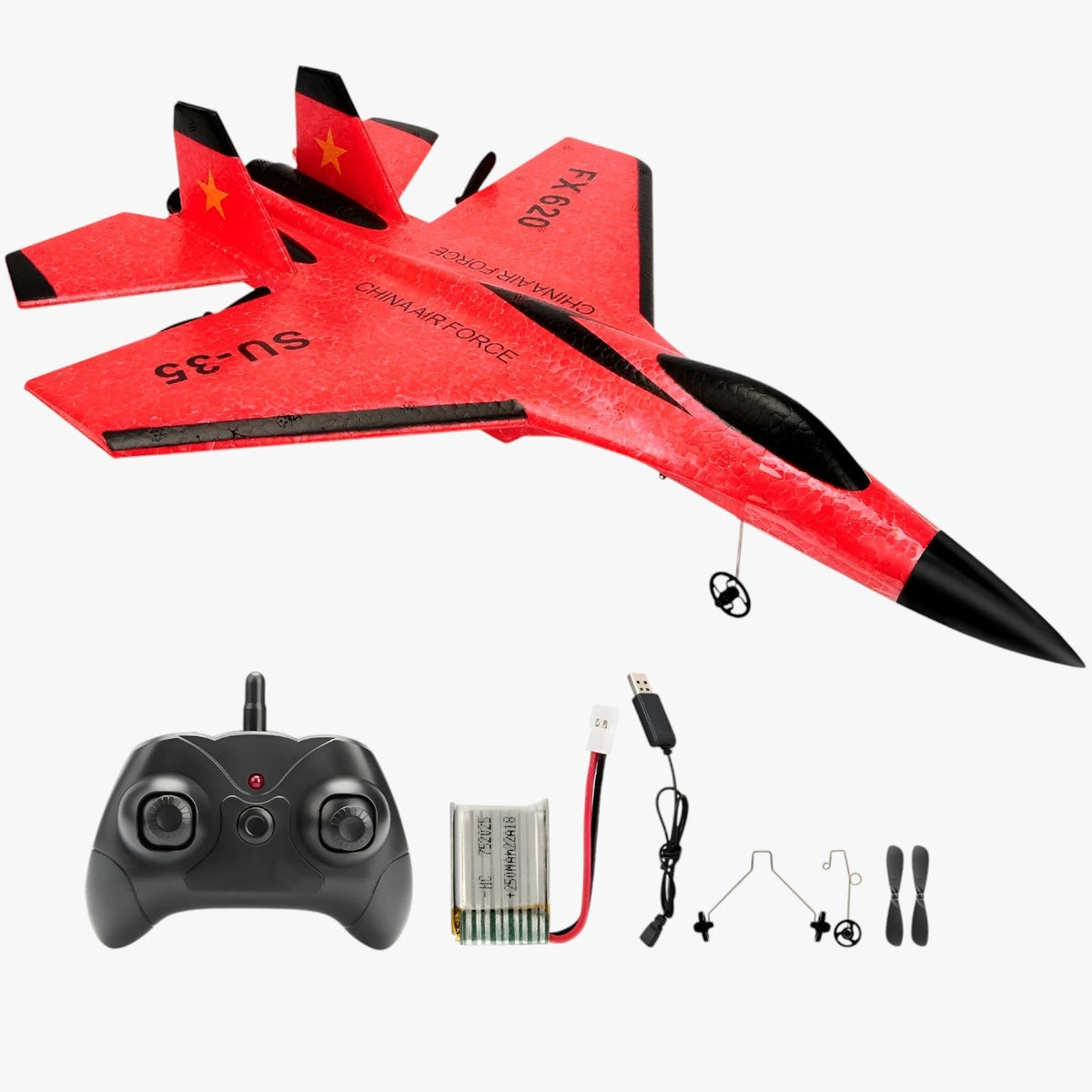 LED-Gleiter FalconAir – RC-Flugzeug mit Schwebeeffekt & Fernbedienung