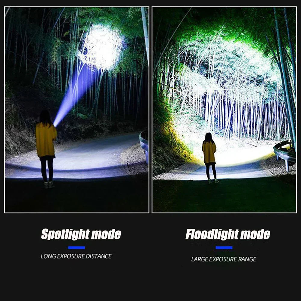 Wiederaufladbare 10000 Lumen LED-Taschenlampe – Striker