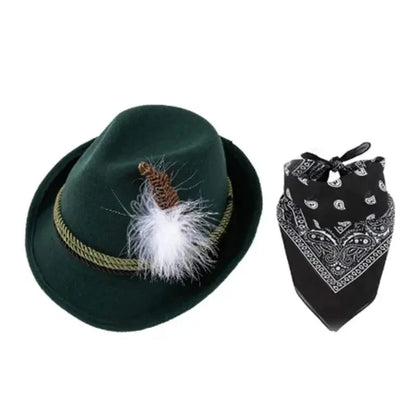Trachten Accessoire-Set mit Hut & Schal – TrachtenHeld Oktoberfest 2025
