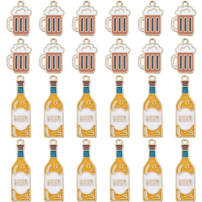 Schmuckanhänger im Bier-Design (40er-Set) – ProstCharms Oktoberfest 2025