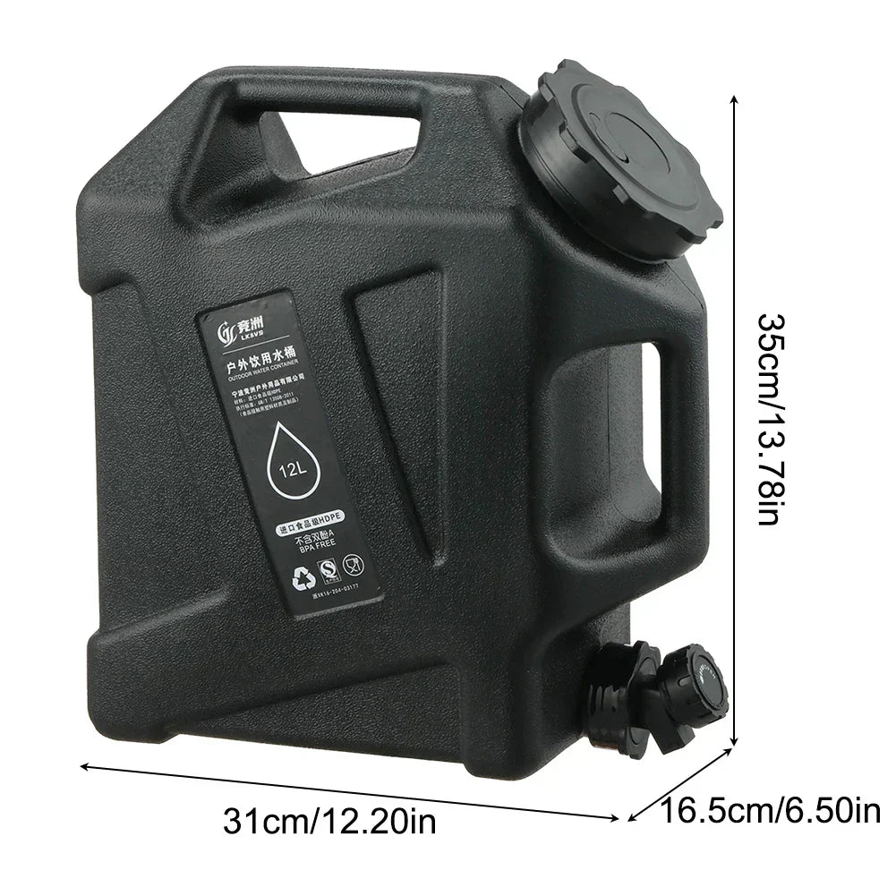 Tragbarer 12L Wasserbehälter - AquaTrek