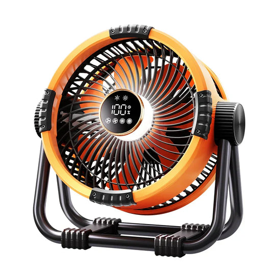Campingventilator mit 20000mAh Akku, LED-Licht & Fernbedienung – WindMate