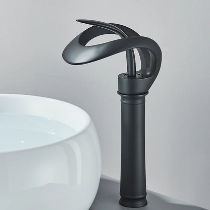 Mischwasserhahn mit Wasserfallauslauf - Flowarc