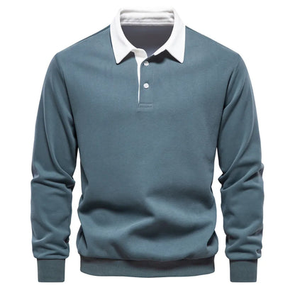 Herren Polo Pullover mit Langarm - Rafael
