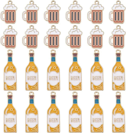 Schmuckanhänger im Bier-Design (40er-Set) – ProstCharms Oktoberfest 2025