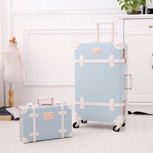 Retro-Hartschalenkoffer Set – Valencia